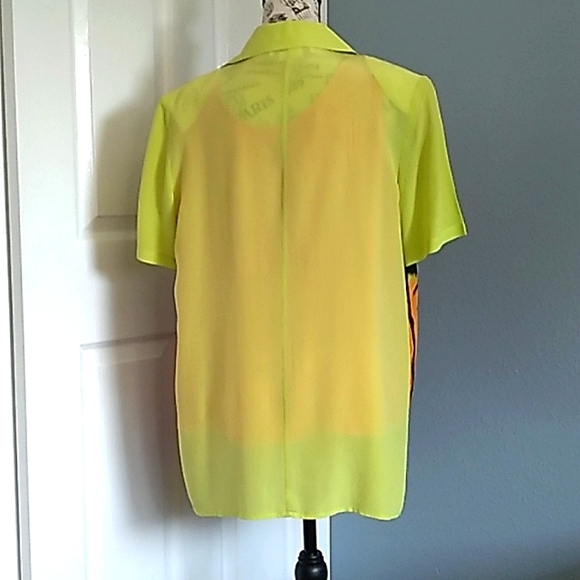Diane Gilman Silk Blouse and Reversible Tank Set - Size M - Picture 2 of 7